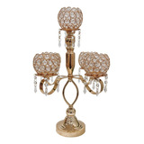 Candelabro Para Velas Color Oro / Plata Caireles Premium Color Dorado