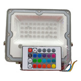 Reflector Led Rgb 50w Multicolor Ip67 C/control 