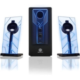 Gogroove Basspulse 2.1 Computer Speakers With Blue Led Gl...