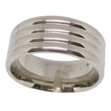 Anillo Acero Quirurgico Ancho Hombre Masculino Calidad 