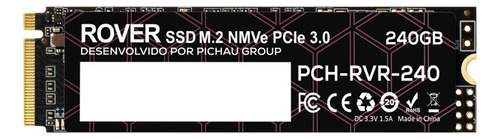 Ssd Pichau Rover 240gb M.2 2280 Pcie Nvme L 1500 G 900mb/s