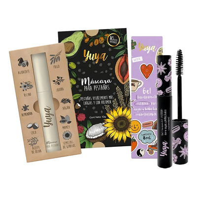Yuya Gel Fijador De Cejas + Mascara Pestañas 10 Aceites Color Trasparente | Envío gratis