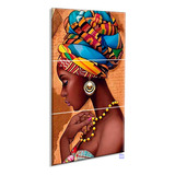 Quadro Decorativo Mulher Africana Negra Quarto Sala Hall