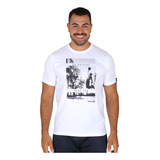 Remera Entrenamiento Topper Gtm Go Outside Hombre En Blanco 