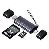 Lector De Tarjetas Usb C Sd Tf Para iPhone 15 iPad Macbook