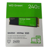 Hd Ssd Nvme 240gb Western Digital Wd Green Sn350 Wds240g2g0c