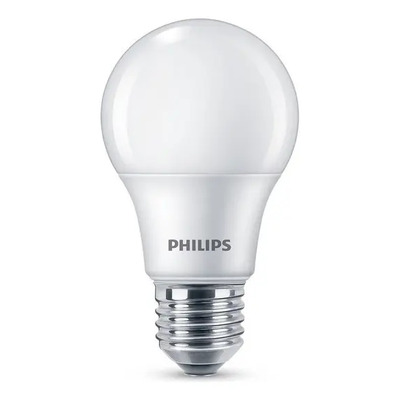 Paquete 6 Piezas Foco Philips 8w (60w) Led Luz Cálida 3000k | Meses sin interés
