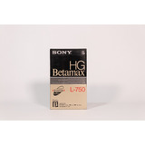 Cassette Sony Betamax L-750 Hg Ultra Alta Calidad Sellado