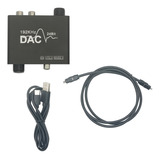 192khz Dac Convertidor Óptico Digital Coaxial Toslink A Anal