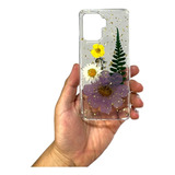 Funda Para Oppo Reno 5 Lite Protector Flores + Mica