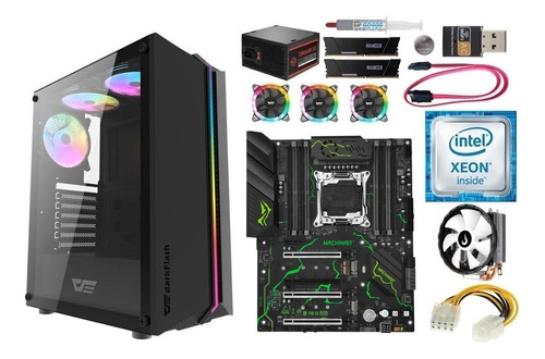 Kit Gamer X99 Xeon E5 2620v3/ 32gb/ Gabinete + Fonte 500w