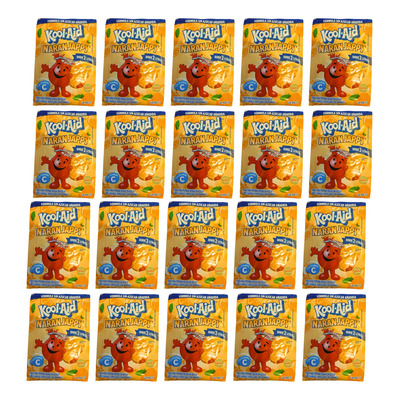 20 Sobres Kool-aid Sabor Naranja Naranjappy Rinde 2lts C\u002Fu | Envío gratis