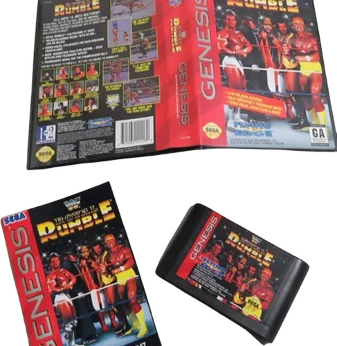 Id 25 Wwf Royal Rumble Cib Original Sega Mega Drive Genesis