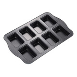 8 Cavidades Mini Pão Pan Antiaderente Bakeware Mini Sobremes