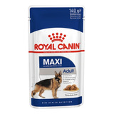 Royal Canin Maxi Adulto Pouch Pack 140grx6 Unidades. 