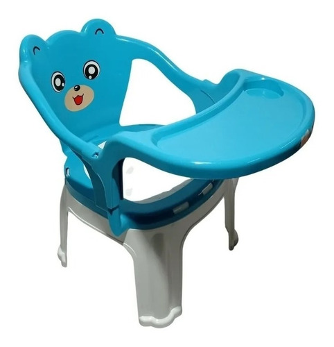 Silla Comedor Plástica Infantil Bandeja Removible 2en1 Bebé