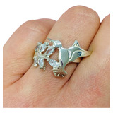 Anillo Colibri En Ramita Con Piedras De Plata 925 Ap 345