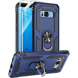 Funda + Protector De Pantalla Samsung Galaxy S8 (2017) Azul