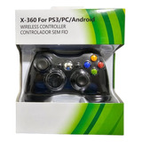 Joystick Mando Control Compatible 360 Pc Inalambrico