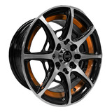 Paquete 4 Rines 13 8x100/114.3 Bmf Gold Under Matiz Tsuru