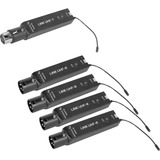 Kit Transmisor 4 Receptor Inalambrico Audio Tecshow Link Uhf