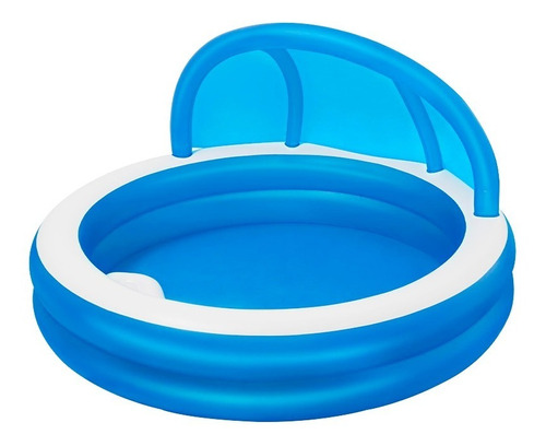 Alberca Inflable Circular Piscina Familiar Con Techo 241 Cm