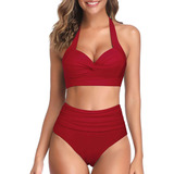 Conjunto De Bikini De 2 Piezas Para Mujer