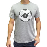 Remera Penalty Pelota Gris Blanco Hombre