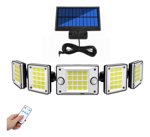 Zarlury Lámpara Solar Exterior Para Pared,2 Sensores,280 Led