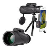 Telescopio Monocular Tripode Manual Hd Celular Zoom 10x40