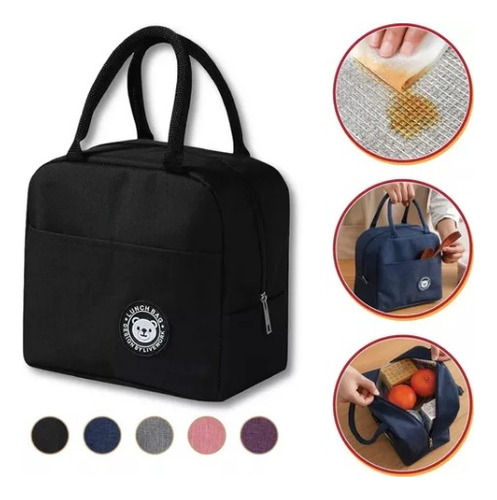 Kit 70 Bolsa Térmica Feminina Porta Marmita Lanche Bebida