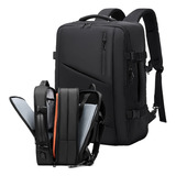 Mochila Para Laptop Avión, Mochila De Viaje Multifuncional Tiktok Antirrobo Impermeable De Negocios Con Carga Usb, Mochila Ampliable De Gran Capacidad