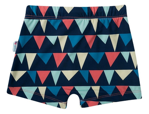 Shorts Praia Baiacu Triângulo Elastano Toddler Uv50+ Tip Top