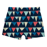 Shorts Praia Baiacu Triângulo Elastano Toddler Uv50+ Tip Top