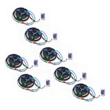 Tira Luz Rgb 60 Leds De 10w 5mts Ip65 Control Remoto Pack 7