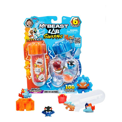 Mr Beast Lab Swarms Hyper Fusion Lava+hielo Juguete | Meses sin interés