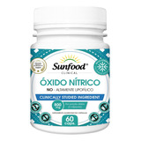 Óxido Nítrico 800mg 60 Capsulas Sunfood Vasodilatador