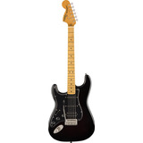 Guitarra Fender Squier Classic Vibe 70 Stratocaster Para Zurdos, Color Negro