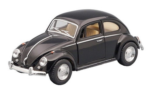 Volkswagen Classical Beetle 1967 Escala 1:32 Kinsmart Negro