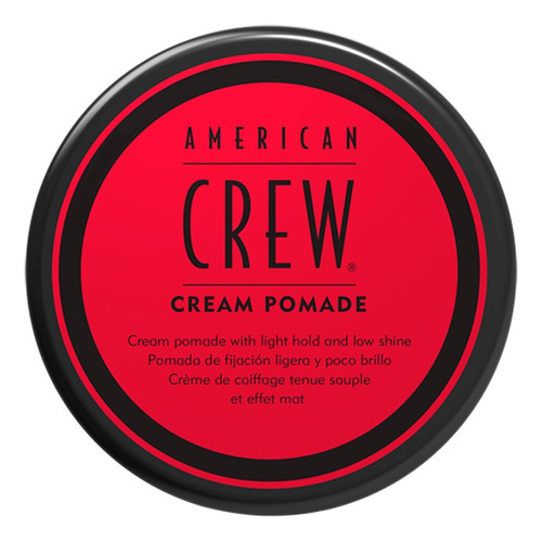 Cream Pomade American Crew Fijacion Lijera Poco Brillo 85gr