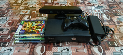 Xbox 360 Slime Con Kinect, Un Joystick Y 37 Juegos 