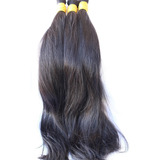 Cabelo Liso 60/65cm Humano Natural Preto 50gramas