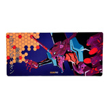 Mousepad Gamer Xl Neon Genesis Evangelion 900 X 400 X 3 Mm