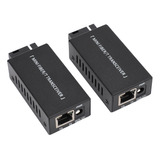 Convertidor Multimedia Ethernet, 25 Km, 100 M, Monomodo Tx13