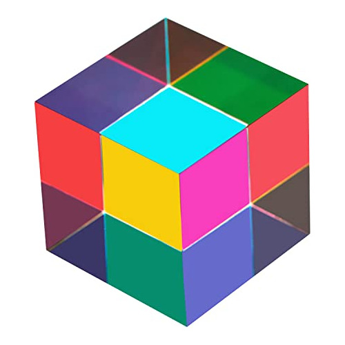 Zhuochimall Cmy Mixing Colour Cube, 60mm (2.36 Inch) Acrylic