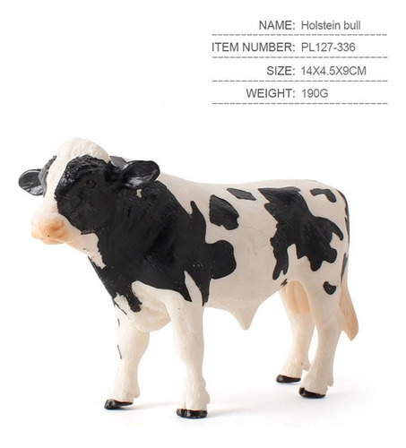 Figuras Animales Simuladas Miniaturas Vacas Modelos De Plást