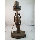 Antiguo Velador De Bronce Pendular 30 Cm