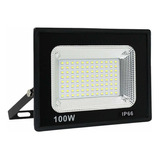 Refletor 100w Led Holofote Branco Frio 110/220v