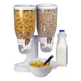 Dispensadores De Cereal  Doble Almacenamiento Alimento Seco 