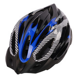 Casco De Bicicleta Casco De Ciclismo Cabeza Azul Negro